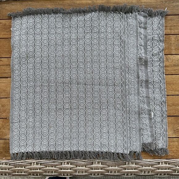 World Market Cocoa & White (4) Placemats - Picture 1 of 4